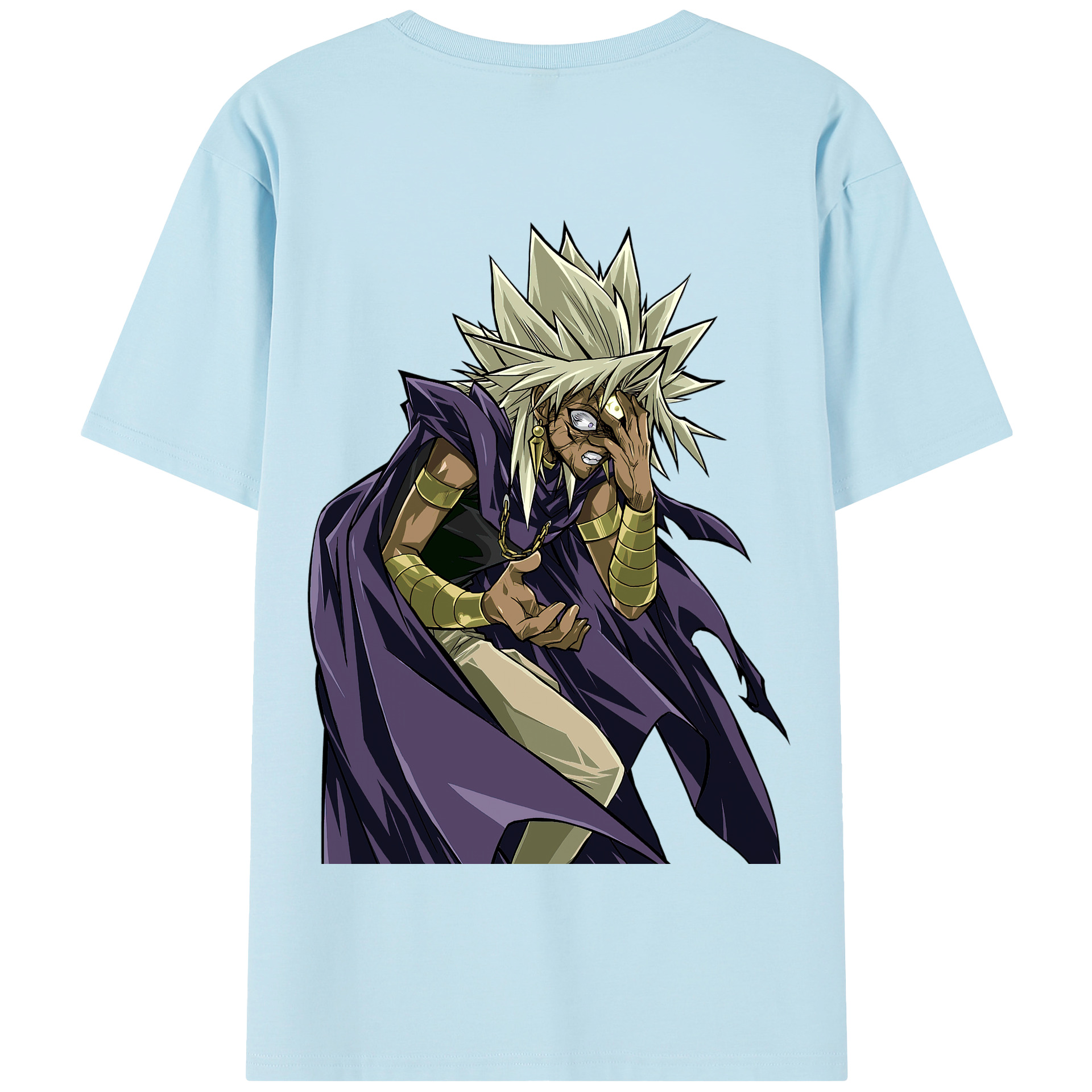 （画像用） 遊☆戯☆王 Yu-Gi-Oh! 綿100％半袖Tシャツ（背面プリント）